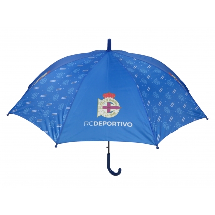 Deportivo de la Coruña Paraguas Automático 54 Cadete Poliéster Deportivo de la Coruña Paraguas Automático 54 Cadete Poliéster