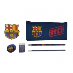 FC Barcelona Set de Papelería c/ Portatodo