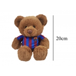 FC Barcelona Peluche Osito Marrón 20cm Camiseta FC Barcelona Peluche Osito Marrón 20cm Camiseta