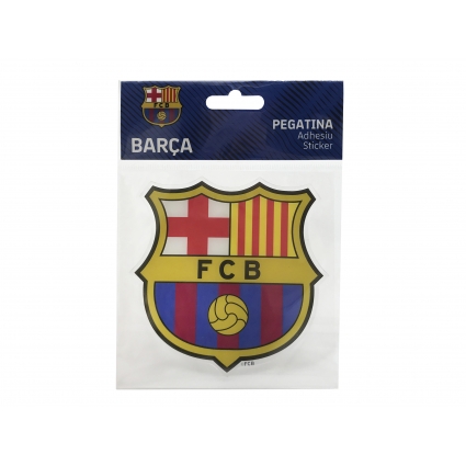 FC Barcelona Sticker Relieve Escudo 10x10 cm FC Barcelona Sticker Relieve Escudo 10x10 cm