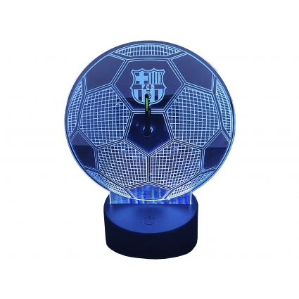 FC Barcelona Reloj Metacrilato c/Luz Led