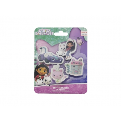 Gabby Set con 4 Gomas de Borrar