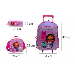 Gabby  Set Trolley Funcional  3 Pcs