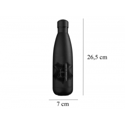 Harry Potter Botella Negra Rubberizada de Doble Pared