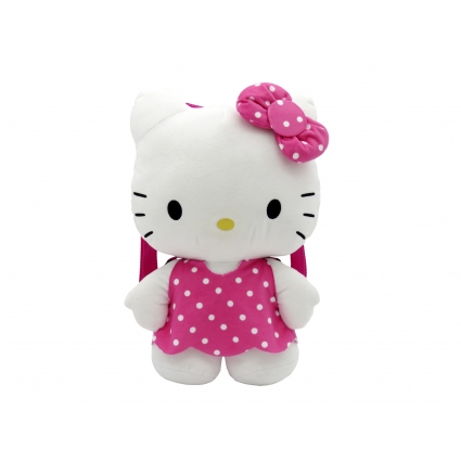 Hello Kitty Mochila Peluche 3D Rosa