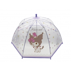 Kuromi Paraguas Manual Infantil Transp. Burbuja 48 cm