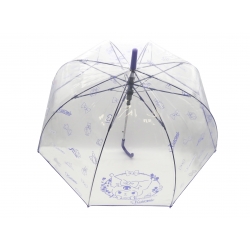 Kuromi Paraguas Manual Adulto  Transp. Burbuja 57 cm