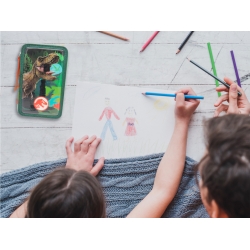 Jurassic World Plumier 3 Pisos con Material Escolar