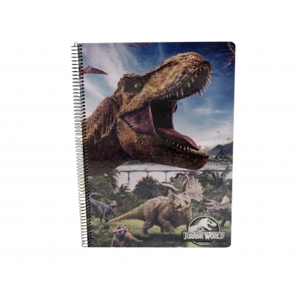 Jurassic World Cuaderno Folio 80 Hojas