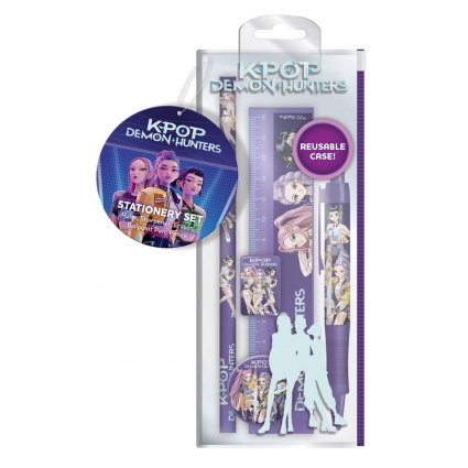 K-Pop Demon Hunters Set de Papelería 5pcs