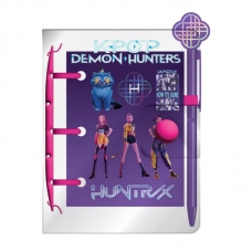 K-Pop Demon Hunters Mini Cuaderno con Bolígrafo y Stickers K-Pop Demon Hunters Mini Cuaderno con Bolígrafo y Stickers