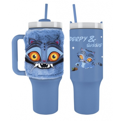 K-Pop Demon Hunters Vaso con Forro de Peluche Derpy 1,2L K-Pop Demon Hunters Vaso con Forro de Peluche Derpy 1,2L