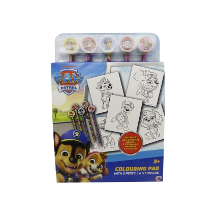 Paw Patrol Libro de Colorear con Lápices con Goma Paw Patrol Libro de Colorear con Lápices con Goma