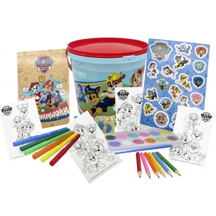 Paw Patrol Set de Actividades 46 Piezas en Cubo