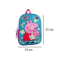 Peppa Pig Mochila de 32 cm Eva 3D Peppa Pig Mochila de 32 cm Eva 3D