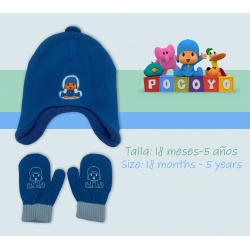 Pocoyo Set Gorro y Guantes