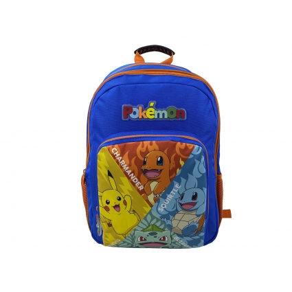 Pokémon Kanto Starters Mochila Escolar
