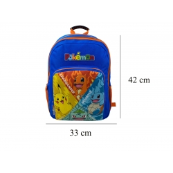 Pokémon Kanto Starters Mochila Escolar