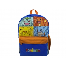 Pokémon Kanto Starters Mochila Juvenil Adaptable a Trolley