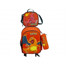 Pókemon Set Trolley Funcional 3 Pcs