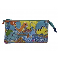 Pokémon Portatodo Triple Adaptable a Trolley - Urban Colors Pokémon Portatodo Triple Adaptable a Trolley - Urban Colors