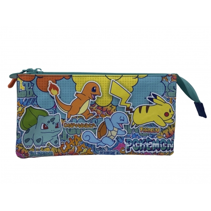 Pokémon Portatodo Triple Adaptable a Trolley - Urban Colors