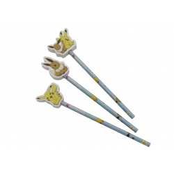 Pokémon Set de 3 lapices con goma decorada Colección Flowers Pokémon Set de 3 lapices con goma decorada Colección Flowers