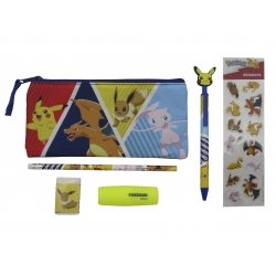 Pokémon Set de Papelería con Pegatinas