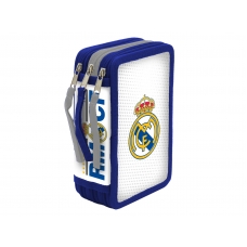 Real Madrid Plumier 3 Pisos con Material Escolar Real Madrid Plumier 3 Pisos con Material Escolar