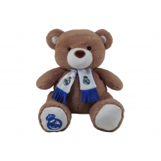 Real Madrid Peluche Osito con Bufanda 32cm