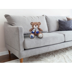Real Madrid Peluche Osito con Bufanda 32cm