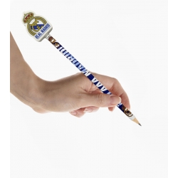 Real Madrid  Lápiz con Goma Decorada
