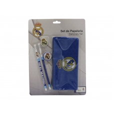 Real Madrid Set de Papelería Portatodo Triple