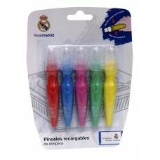 Real Madrid 5 Témperas en Pincel