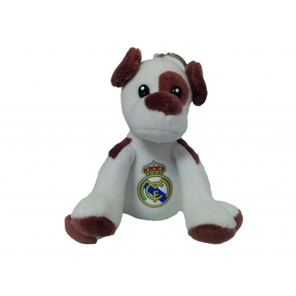 Real Madrid Llavero Perro de Peluche Real Madrid Llavero Perro de Peluche