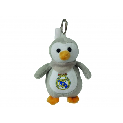 Real Madrid Llavero Pingüino de Peluche Real Madrid Llavero Pingüino de Peluche