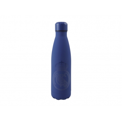 Real Madrid Botella Azul Rubberizada de Doble Pared Real Madrid Botella Azul Rubberizada de Doble Pared