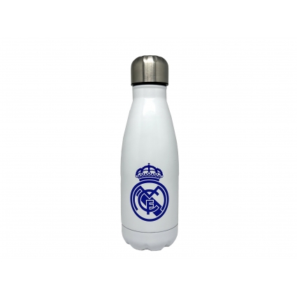 Real Madrid Botella Blanca de Acero 550ml