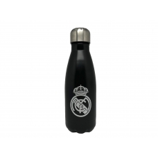 Real Madrid Botella Negra de Acero 550ml