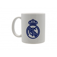 Real Madrid Taza Cerámica Escudo Azul en Caja