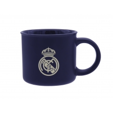 Real Madrid Taza Jumbo Azul Grabada en Caja
