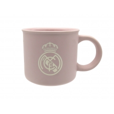 Real Madrid Taza Jumbo Rosa Grabada en Caja