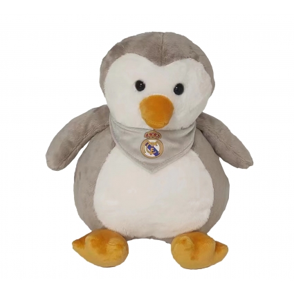 Real Madrid Peluche Pingüino 25cm