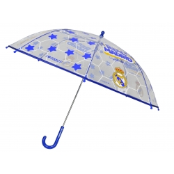 Real Madrid Paraguas Manual Infantil 48 cm Transparente Real Madrid Paraguas Manual Infantil 48 cm Transparente