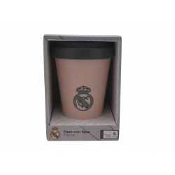 Real Madrid Vaso Para Llevar Rosa Empolvado