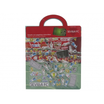 Sevilla F.C Libro de Pegatinas Estadio 3D Reutilizables