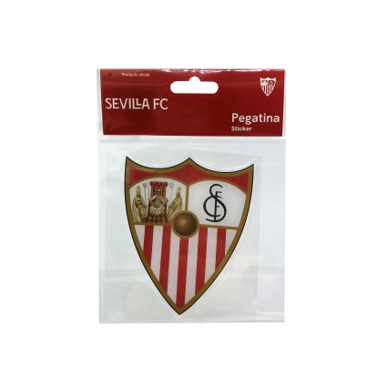 Sevilla Sticker Relieve Escudo 10x8cm