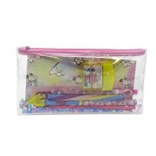 Snoopy Set Portatodo con Accesorios de Papelería