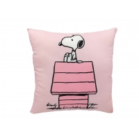 Snoopy Cojín Colección Caseta Rosa