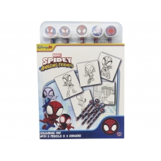 Spidey Libro de Colorear con Lápices con Goma